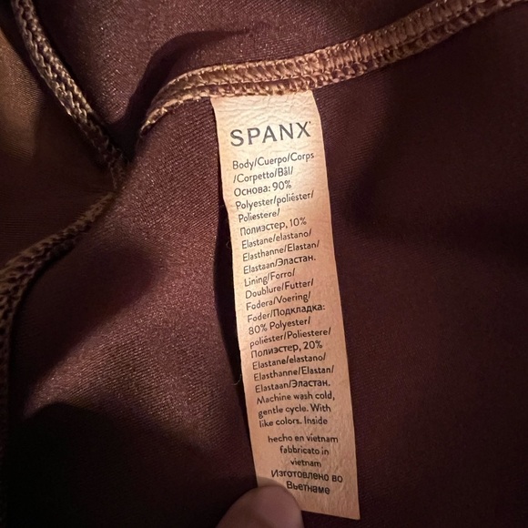 Spanx Faux Suede Rich Caramel Leggings Size XL Shapewear Pants - Picture 7 of 12